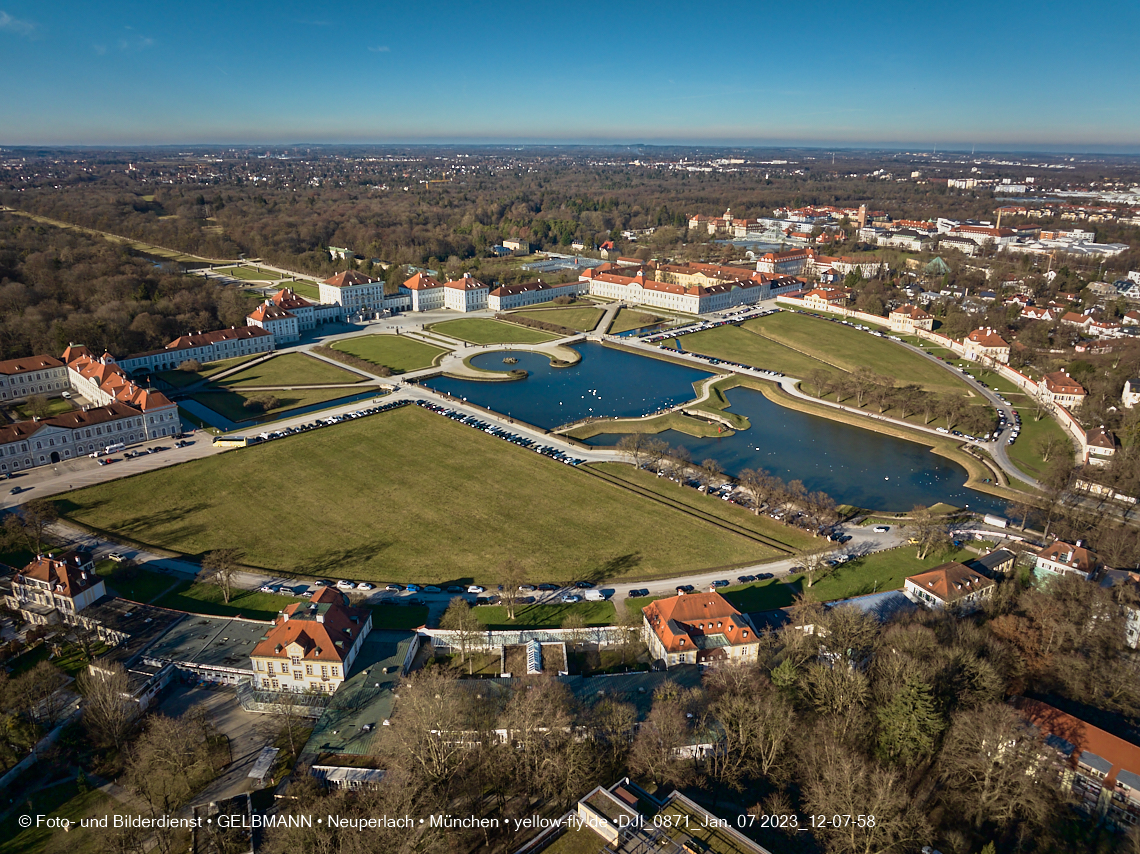 07.01.2023 - Umgebung vom Schloß Nymphenburg